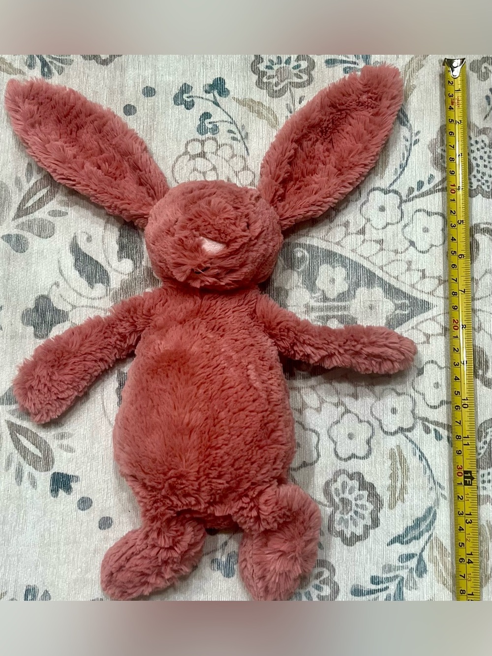 Jellycat Bashful Sorrel Bunny Mauve Pink Collectible Retired Size Medium - Picture 6 of 10
